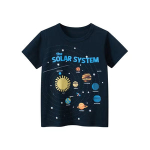 Little Wonders Children's Wear Tees Explore the Galaxy Print T-shirt