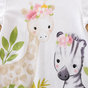 Little Wonders Children's Wear Jumpsuits Baby Giraffe & Zebra Onsie - ARRIVING SOON