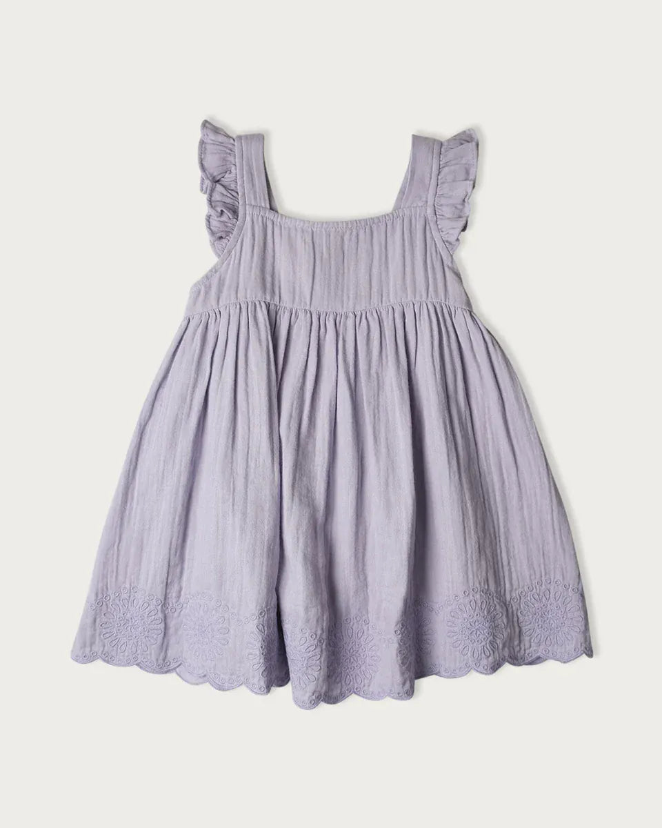 BABU Dresses Muslin Charlotte Dress Sleeveless - Berry