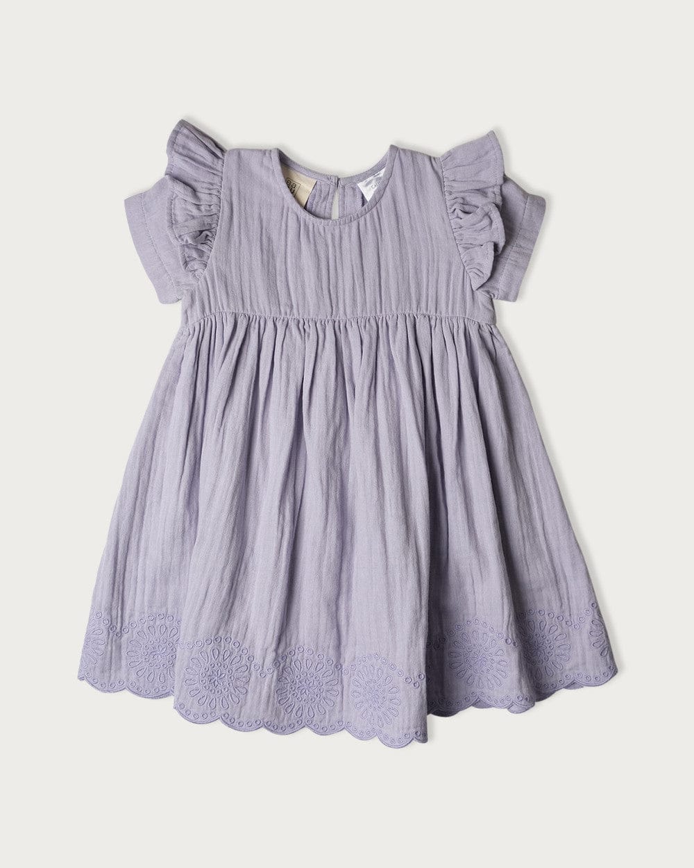 BABU Dresses Muslin Charlotte Dress Short Sleeve - Mixed Berry