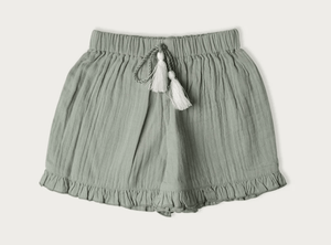 BABU Shorts & Tops Muslin Shorts - Matcha