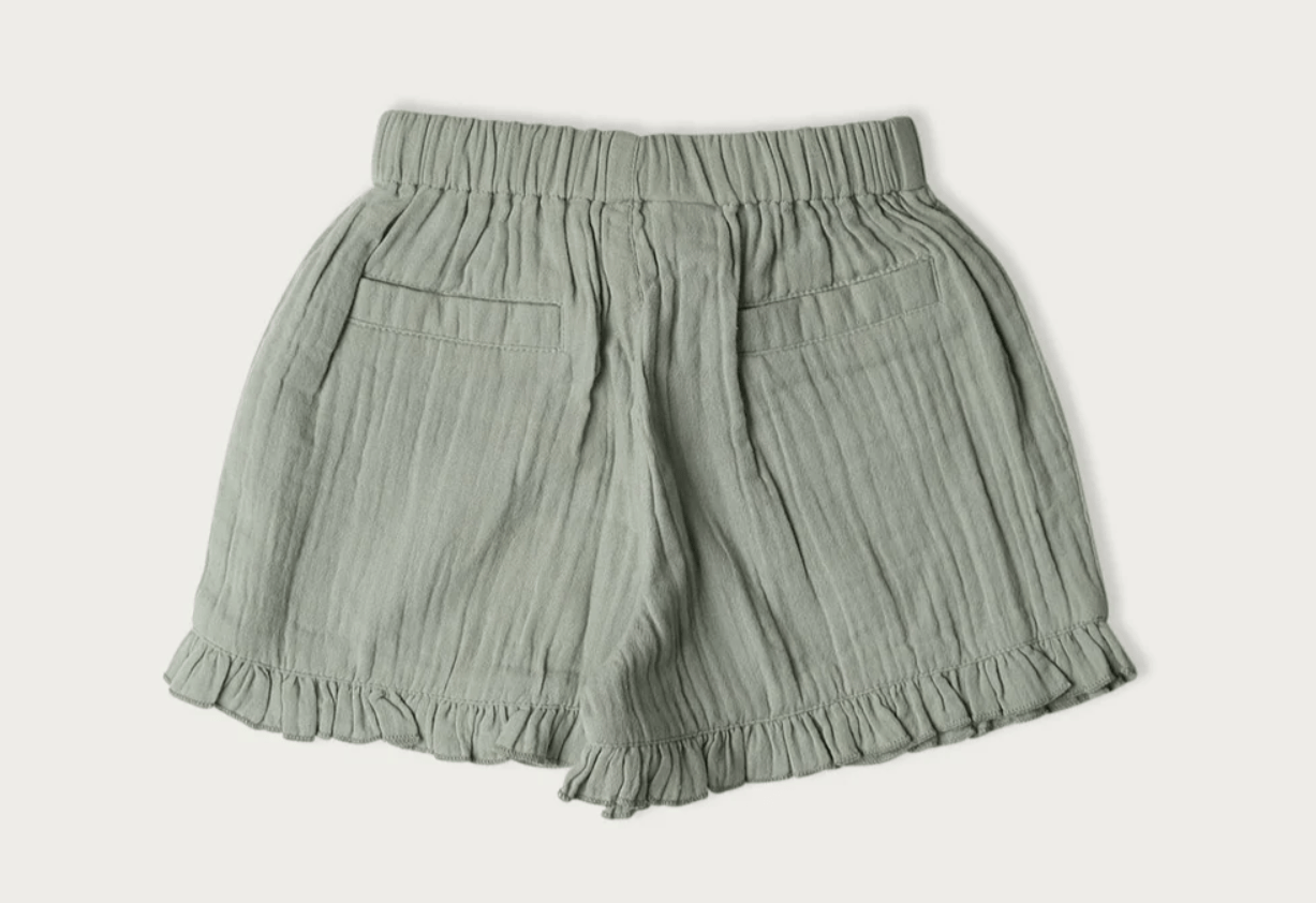 BABU Shorts & Tops Muslin Shorts - Matcha