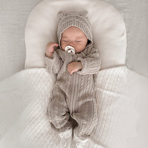 Little Wonders Children's Wear Jumpsuits Hooded Kitted Baby Onsie