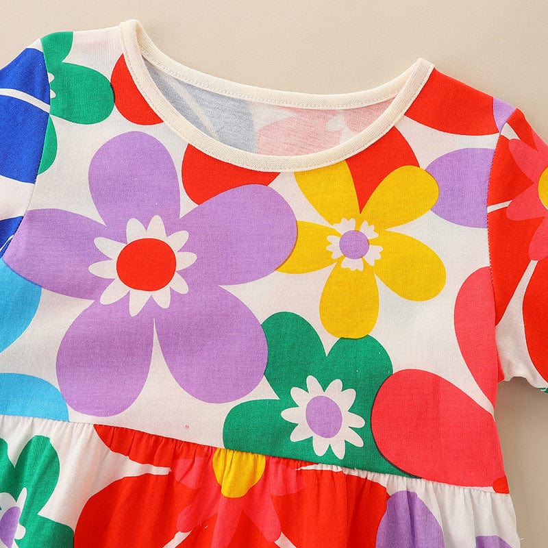 Little Wonders Children's Wear Dresses Summer Flowers Dress