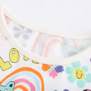 Little Wonders Children's Wear Dresses Happy Rainbow Print Dress