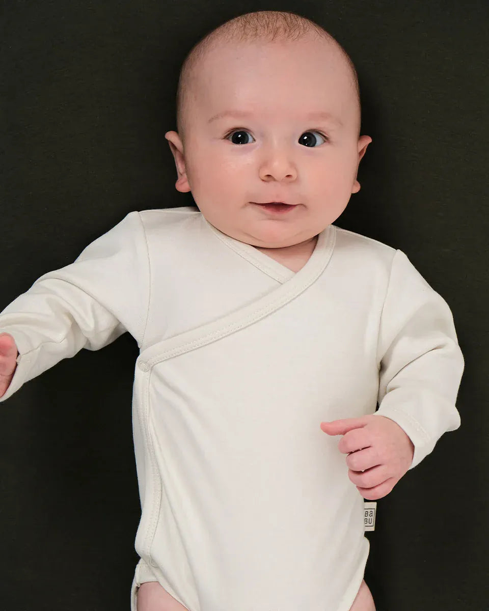 BABU Jumpsuits Kimono Bodysuit - Cream