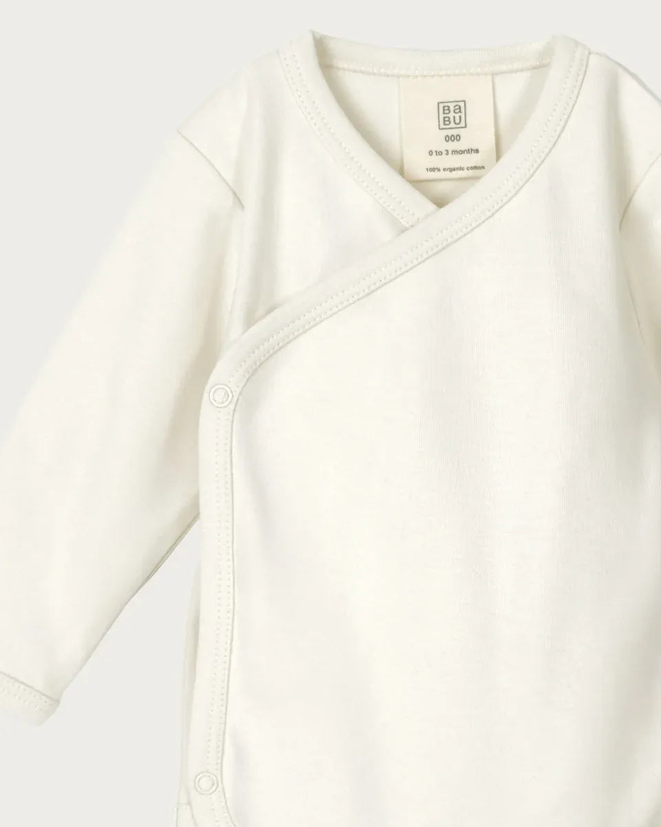 BABU Jumpsuits Kimono Bodysuit - Cream