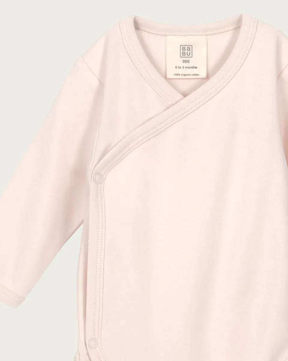 BABU Jumpsuits Kimono Bodysuit - Petal