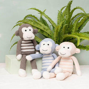 Little Wonders Children's Wear Accessories Knitted Monkey in 3 colours