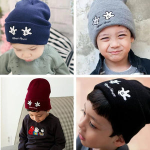 Little Wonders Children's Wear Hats Mickey Mouse Beanie - Knitted Hats