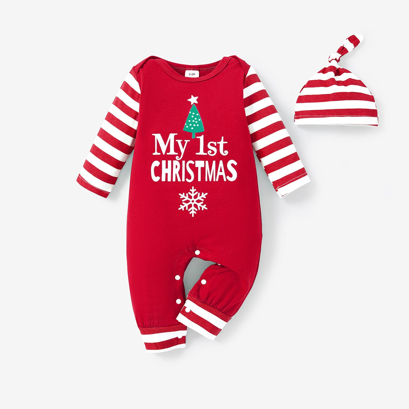 Little Wonders Children's Wear Jumpsuits 0-3 months My First Christmas Baby Onesie