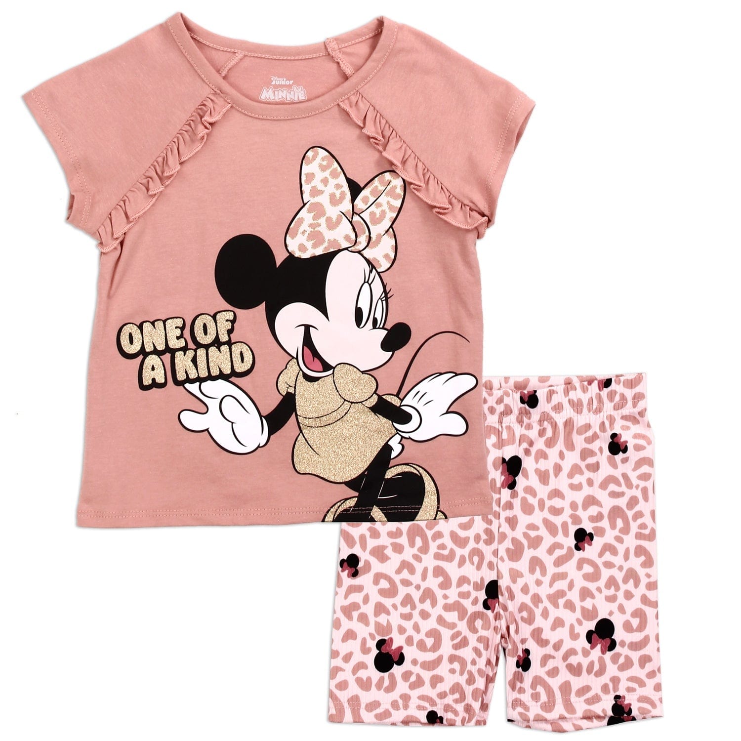Disney Shorts & Tops One of a Kind .. Minnie Mouse Top & Shorts Set