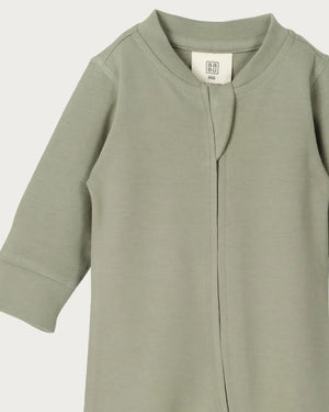 BABU Jumpsuits Footless Onesie Zipped - Sage