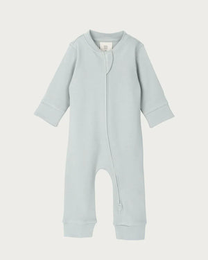 BABU Jumpsuits Footless Onesie Zipsuit - Sky