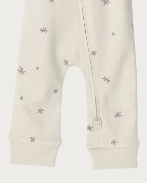 BABU Jumpsuits Footless Onesie Zipped - Walnut Star