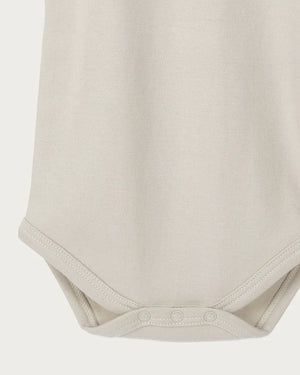 BABU Jumpsuits Short Sleeve Body Suit - Oat