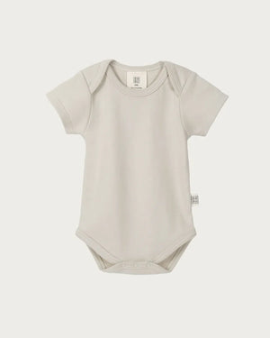 BABU Jumpsuits Short Sleeve Body Suit - Oat