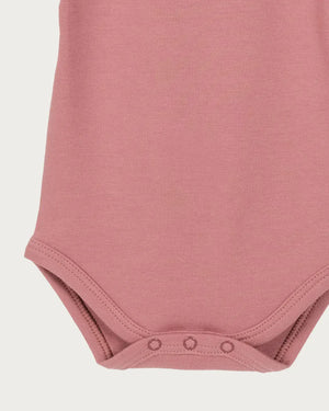 Short Sleeve Body Suit - Rose