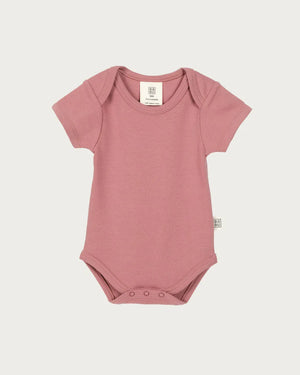 Short Sleeve Body Suit - Rose