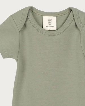 Short Sleeve Body Suit - Sage