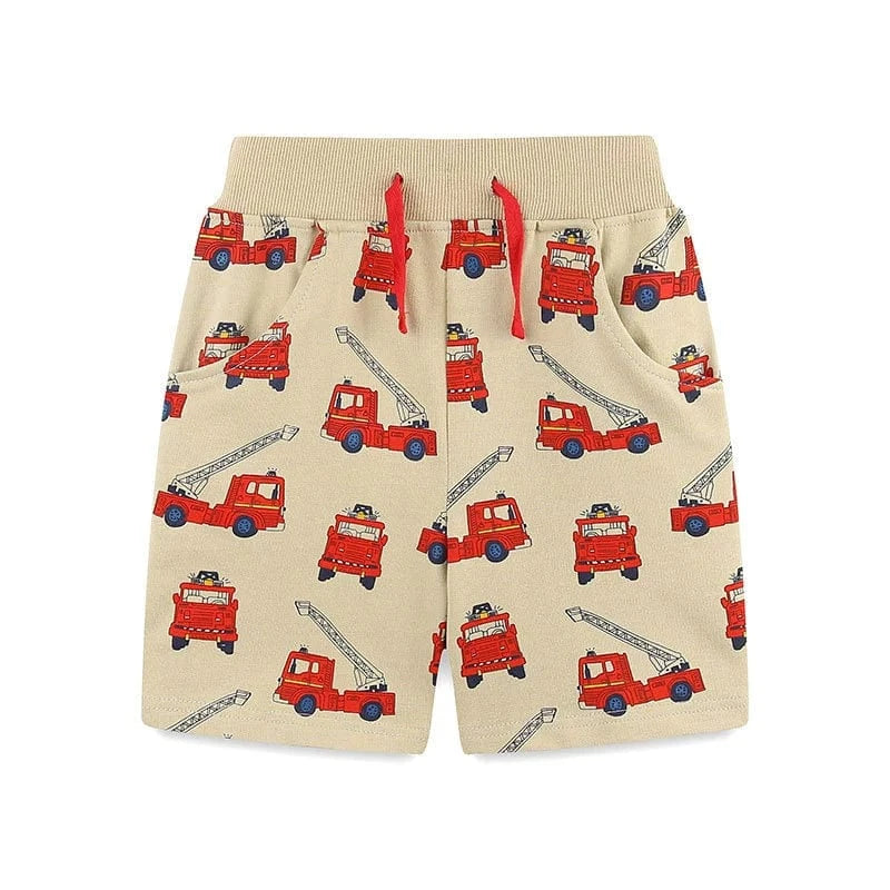 Little Wonders Children's Wear Shorts & Tops Fireman Shorts