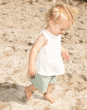 BABU Shorts & Tops Muslin Shorts - Matcha