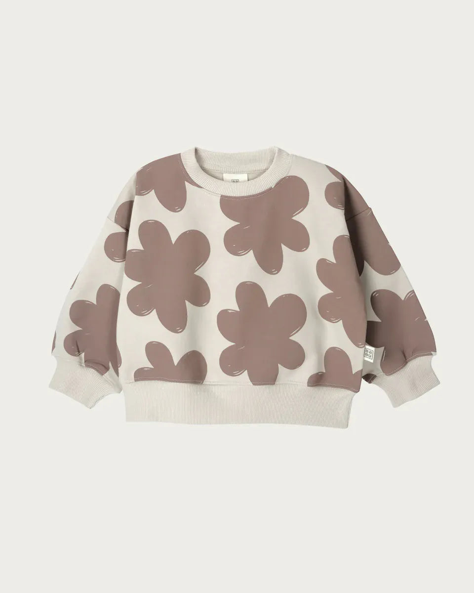Sweatshirt - Mocha Floral