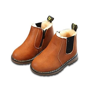 Little Wonders Children's Wear Shoes Country Retro Fleece Kids Boots