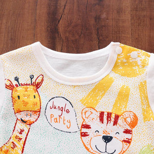 Little Wonders Children's Wear Jumpsuits Baby's Jungle Print Onsie - ARRIVING SOON