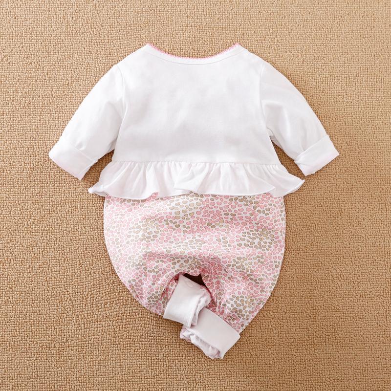 LITTLE WONDERS CHILDREN'S WEAR Jumpsuits Baby Giraffe, Zebra & Leopard Print Jumpsuit