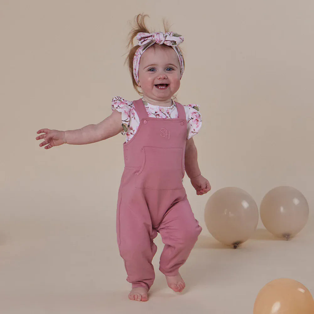 Snuggle Hunny Jumpsuits Jewel Dusty Pink Colour - Overalls