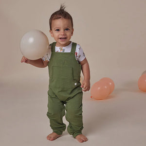 Snuggle Hunny Jumpsuits Olive Green - Overalls