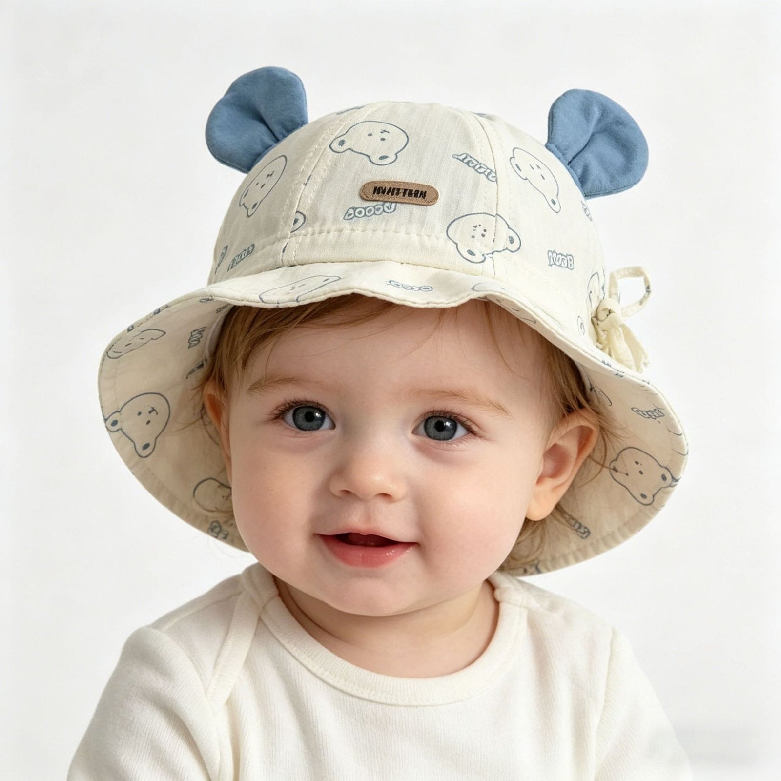 Little Wonders Children's Wear Hats Baby Bear Bucket Hats 2 Colours Blue or Brown
