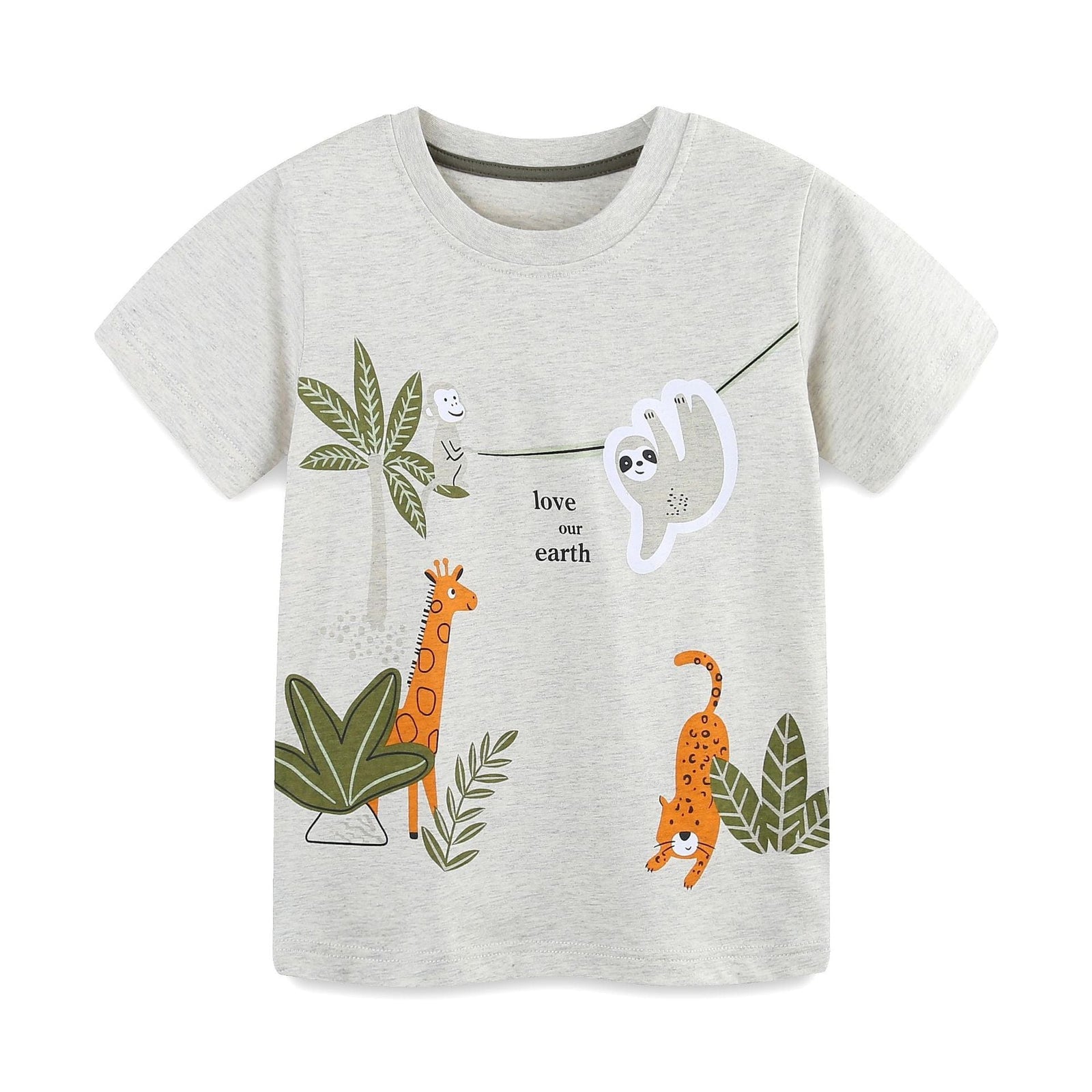 Little Wonders Children's Wear Shorts & Tops Boy's Tee & Shorts Animal
