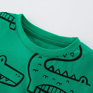 Little Wonders Children's Wear Shorts & Tops Crikey Crocodile Tee & Shorts