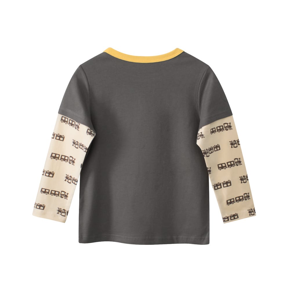 Little Wonders Children's Wear Tees Train Adventure Long Sleeve Tee