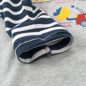 Little Wonders Children's Wear Tees Diggers & Excavators Long Sleeve Tee