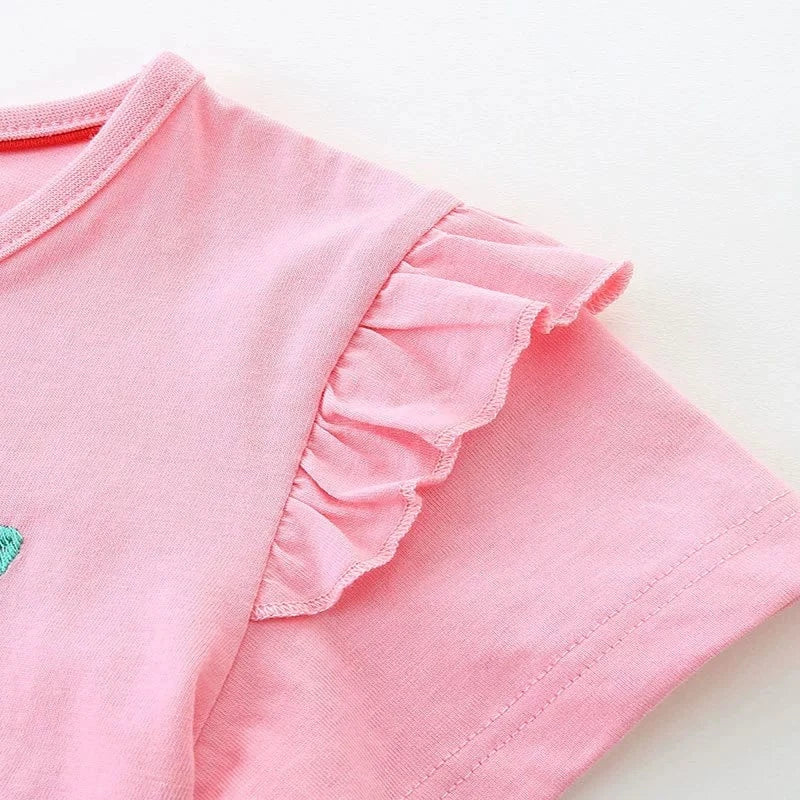 Little Wonders Children's Wear Shorts & Tops Girls Tee & Shorts