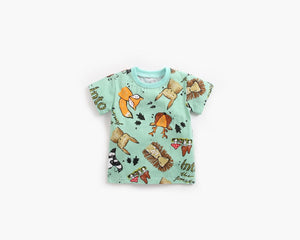 Little Wonders Children's Wear Shorts & Tops Jungle Animal T-shirt & Shorts