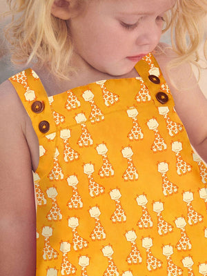 Little Wonders Children's Wear Dresses Baby Giraffe Print Dress