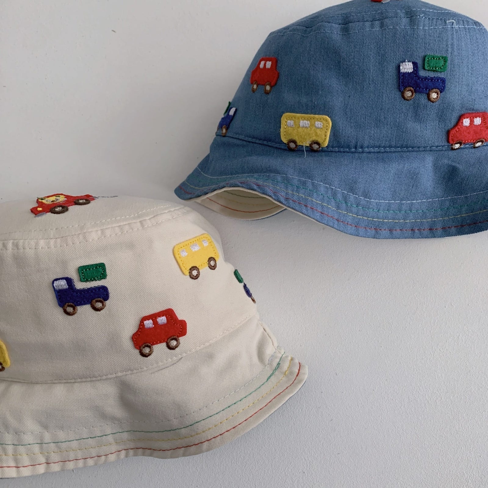 Little Wonders Children's Wear Hats Bucket Hats with Transport Theme