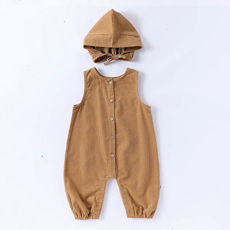 LITTLE WONDERS CHILDREN'S WEAR Jumpsuits Basic Essential Overalls - 100% Cotton