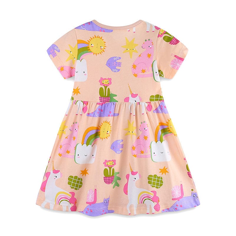 Little Wonders Children's Wear Dresses Unicorn & Rainbow Dress