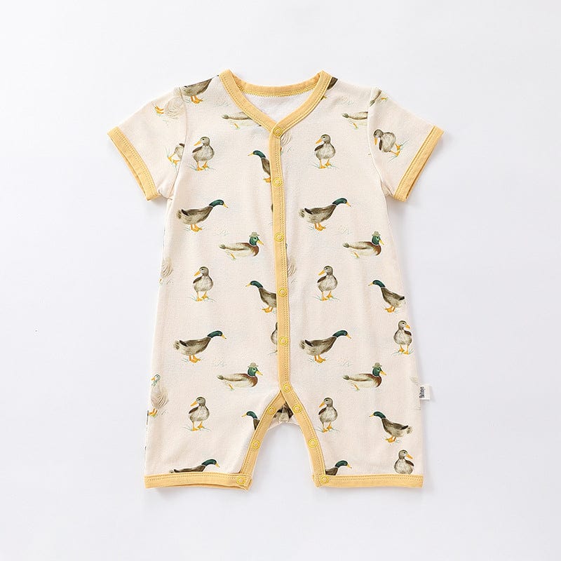 Little Wonders Children's Wear Jumpsuits Baby's All Over Print Duck Jumpsuit