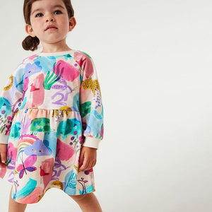 Little Wonders Children's Wear Dresses Adventure & Rainbow Print Dress