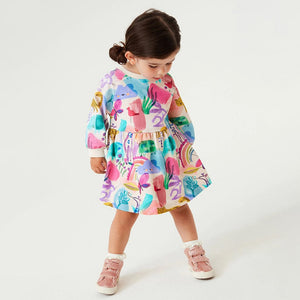 Little Wonders Children's Wear Dresses Adventure & Rainbow Print Dress