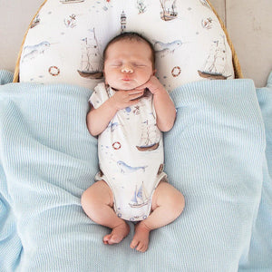 Snuggle Hunny Jumpsuits Set Sail Short Sleeve Bodysuit