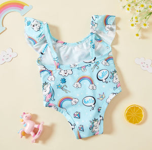 Little Wonders Children's Wear Swimmers Swimmers Unicorn & Rainbow