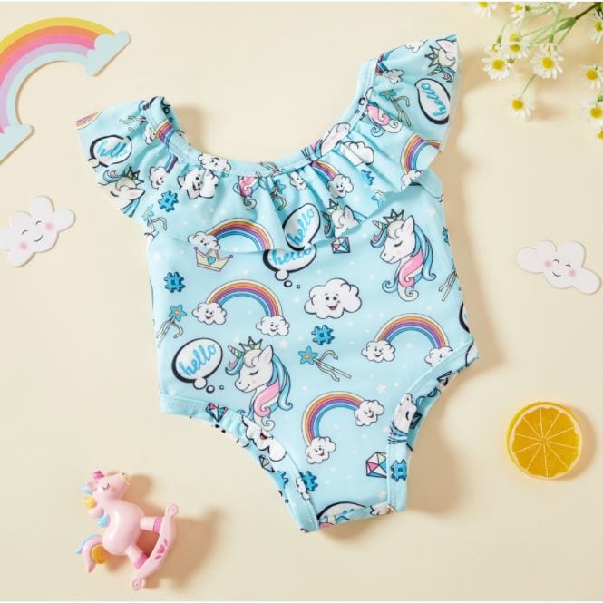 Little Wonders Children's Wear Swimmers Swimmers Unicorn & Rainbow