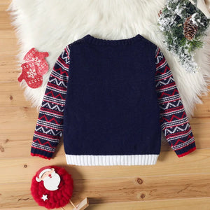 Little Wonders Children's Wear Sweaters Santa's Sleigh & the Night Sky Sweater